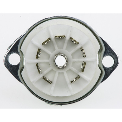 RS PRO Thermionic Valve Base, B9A Base For 12AU7, 12AX7, 6DJ8, 6L13, B329, B339, CV491, CV492, E88CC, ECC82, ECC83
