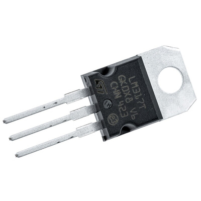 STMicroelectronics LM317T, 1 Linear Voltage, Voltage Regulator 1.5A, 1.2 → 37 V 3-Pin, TO-220