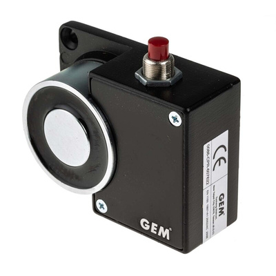 RS PRO Single Door Access Control Door Magnet, 100lb Holding Force 24V dc