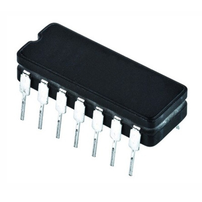 LM139J Texas Instruments, Quad Comparator, Open Collector O/P, 1.3μs 3 → 28 V 14-Pin CDIP