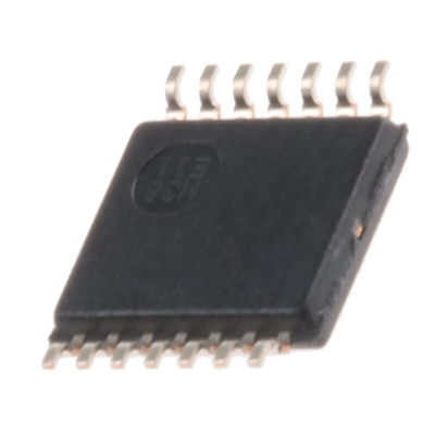 LM339PW Texas Instruments, Quad Comparator, Open Collector O/P, 1.3μs 3 → 28 V 14-Pin TSSOP