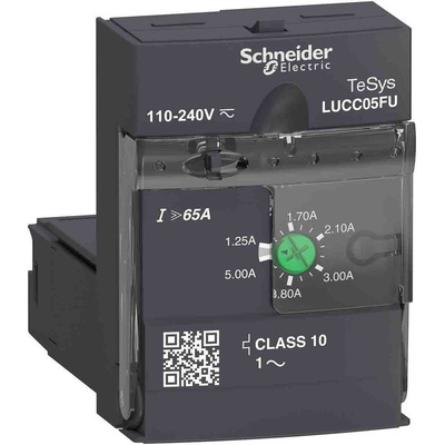 Schneider Electric 0.55 kW Advanced Motor Starter, 1.25 → 5 A