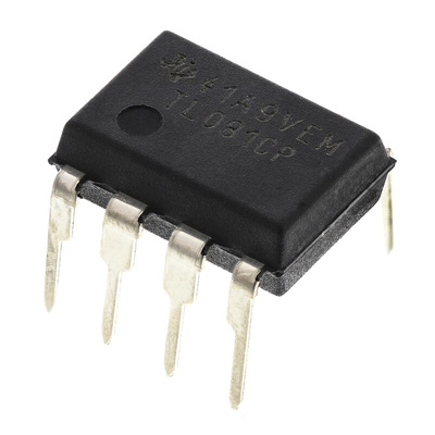 TL081CP Texas Instruments, Op Amp, 3MHz, 8-Pin PDIP