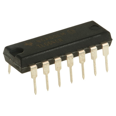 TL064CN Texas Instruments, Op Amp, 1MHz, 14-Pin PDIP