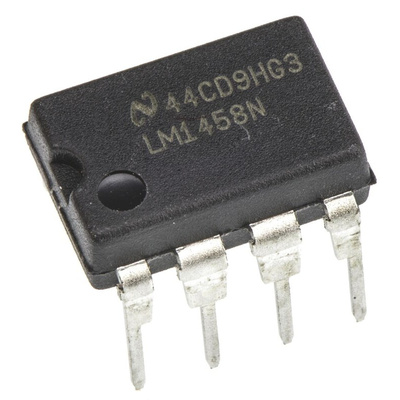 LM1458N/NOPB Texas Instruments, Op Amp, 1MHz, 8-Pin MDIP