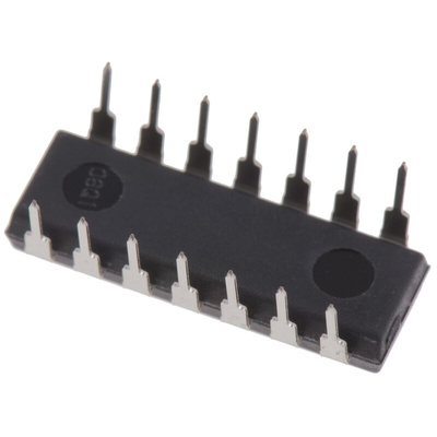 TLC274CN Texas Instruments, Op Amp, 1.7MHz, 5 → 15 V, 14-Pin PDIP