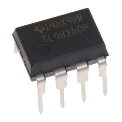 TL082ACP Texas Instruments, Op Amp, 3MHz, 8-Pin PDIP