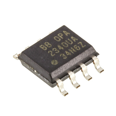 OPA2340UA Texas Instruments, Precision, Op Amp, RRIO, 5.5MHz, 3 V, 5 V, 8-Pin SOIC