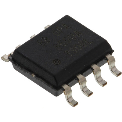 OPA350UA Texas Instruments, Precision, Op Amp, RRIO, 38MHz, 3 V, 5 V, 8-Pin SOIC