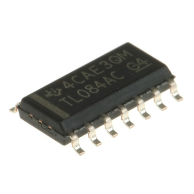 TL084ACD Texas Instruments, Op Amp, 3MHz, 14-Pin SOIC