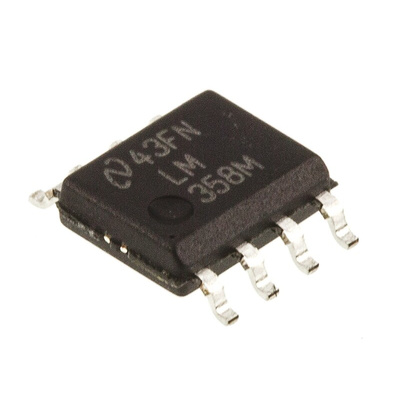 LM358M/NOPB Texas Instruments, Precision, Op Amp, 1MHz, 5 → 28 V, 8-Pin SOIC