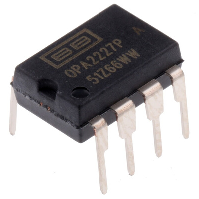 OPA2227PA Texas Instruments, Op Amp, 8MHz, 8-Pin PDIP