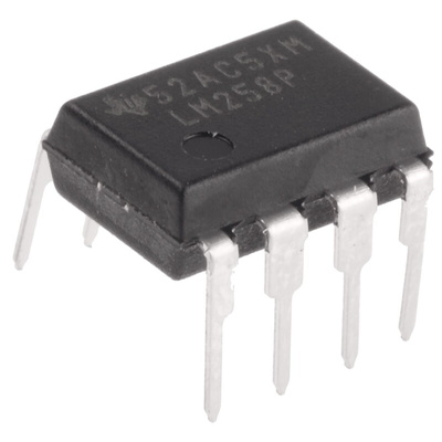 LM258P Texas Instruments, Precision, Op Amp, 700kHz, 5 → 28 V, 8-Pin PDIP