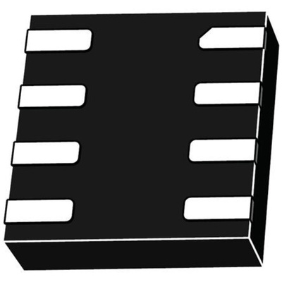 TSZ122IQ2T STMicroelectronics, Op Amp, RRIO, 400kHz 2400 MHz, 1.8 → 5.5 V, 8-Pin DFN
