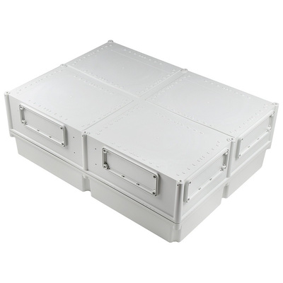 Fibox EK, Grey Polycarbonate Enclosure, IP66, IP67, Flanged, 760 x 560 x 250mm