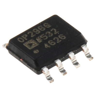 OP296GSZ Analog Devices, Op Amp, RRIO, 350kHz, 5 V, 9 V, 8-Pin SOIC