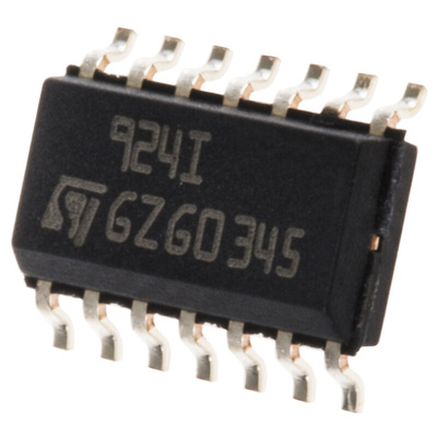 TS924ID STMicroelectronics, High Current, Op Amp, RRIO, 4MHz, 3 V, 5 V, 14-Pin SOIC