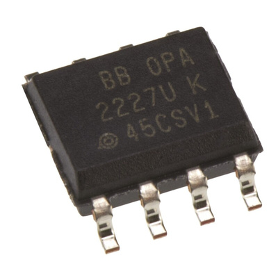 OPA2227U Texas Instruments, Op Amp, 8MHz, 8-Pin SOIC