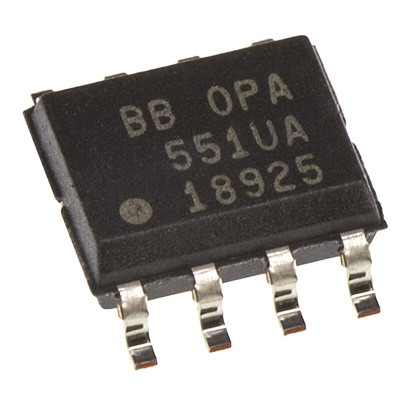 OPA551UA Texas Instruments, Power, Op Amp, 3MHz, 8-Pin SOIC