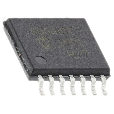 MCP6004-I/ST Microchip, Op Amp, RRIO, 1MHz, 3 V, 5 V, 14-Pin TSSOP