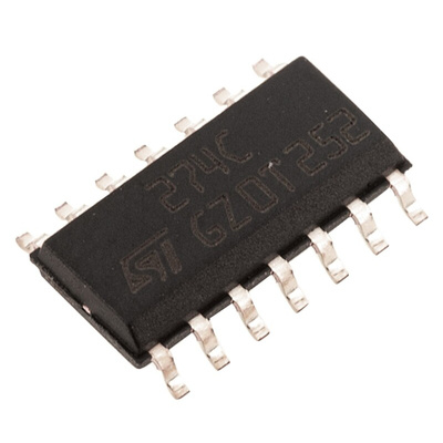 TS274CDT STMicroelectronics, Op Amp, 3.5MHz, 5 → 15 V, 14-Pin SOIC