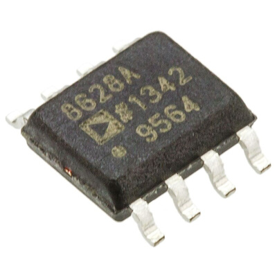 AD8628ARZ Analog Devices, Chopper Stabilized, Op Amp, RRIO, 2.5MHz, 3 V, 8-Pin SOIC