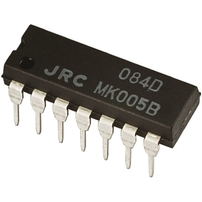 NJM2060D Nisshinbo Micro Devices, Op Amp, 10MHz, 14-Pin PDIP