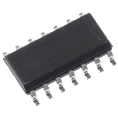 TSV914AIDT STMicroelectronics, Operational Amplifier, Op Amp, RRIO, 8MHz 100 kHz, 2.5 → 5.5 V, 14-Pin SO