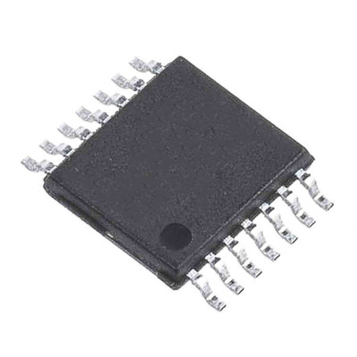 TS924IPT STMicroelectronics, Operational Amplifier, Op Amp, RRO, 4MHz 1 kHz, 2.7 → 12 V, 14-Pin TSSOP