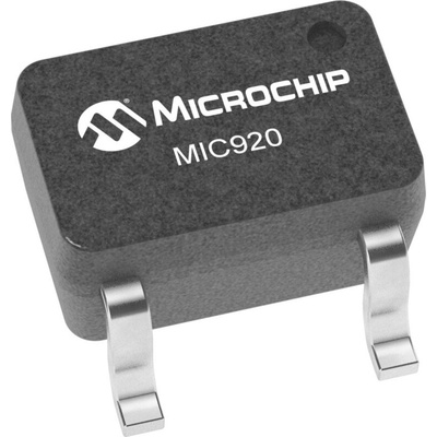 MIC920YC5-TR Microchip, Op Amps, 80MHz, ±2.5 to ±9 V, 5-Pin SC-70