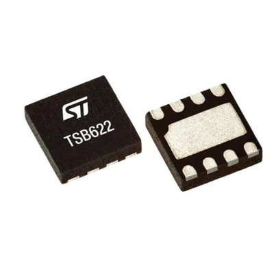 TSB622IQ3T STMicroelectronics, Operational Amplifier, Op Amp, RRO, 1.7MHz, 36 V, 8-Pin DFN8 3x3 WF