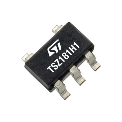TSZ181H1YLT STMicroelectronics, Operational Amplifier, Op Amps, RRIO, 20MHz, 5.5 V, 8-Pin ECOPACK