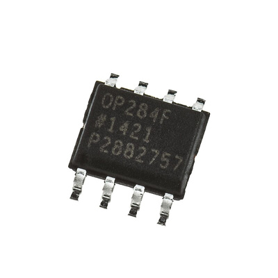 OP284FSZ Analog Devices, Op Amp, RRIO, 3.25MHz, 5 → 28 V, 8-Pin SOIC