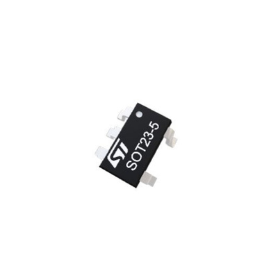 TSV791 STMicroelectronics, Operational Amplifier, Op Amp, RRIO, 50MHz, 2.2 → 5.5 V, 5-Pin SOT23-5