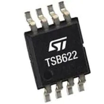 TSB622IST STMicroelectronics, Operational Amplifier, Op Amp, RRO, 1.7MHz, 40 V, 8-Pin MiniSO8