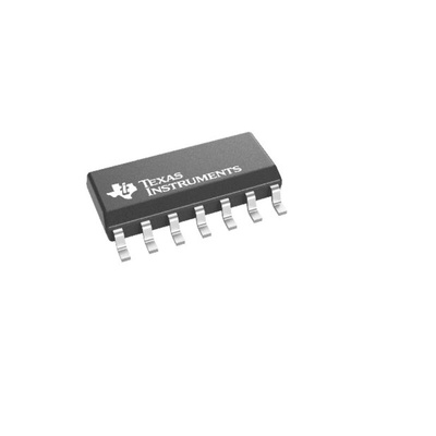 LM324NE3 Texas Instruments, Quad, Op Amps Rail to Rail Input, 1.2MHz, 32 V, 14-Pin PDIP