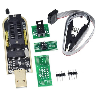 Seeit FLASHPRO, Serial Components Programmer for EEPROM 24C / 25C, SPI FLASH 25xxxx Programmer, ZIF16 Socket