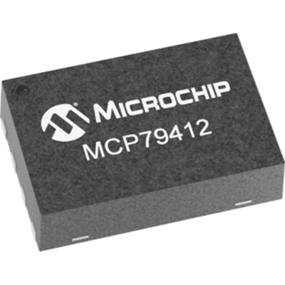 Microchip MCP79412-I/MS, Real Time Clock (RTC) Serial-I2C, 8-Pin MSOP