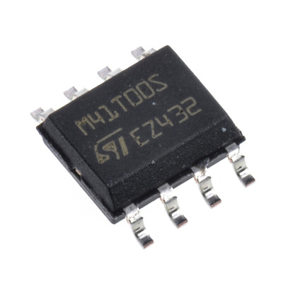 STMicroelectronics M41T00SM6F, Real Time Clock (RTC), 8B RAM Serial-2 Wire, Serial-I2C, 8-Pin SOIC