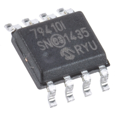 Microchip MCP79410-I/SN, Real Time Clock (RTC), 64B RAM Serial-I2C, 8-Pin SOIC