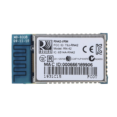 Microchip RN42-I/RM Bluetooth Module 2.1, 1.1, 1.2, 2
