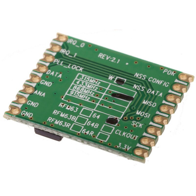 HopeRF RFM64W-433S2 Module 433MHz, 1.8 → 3.6V
