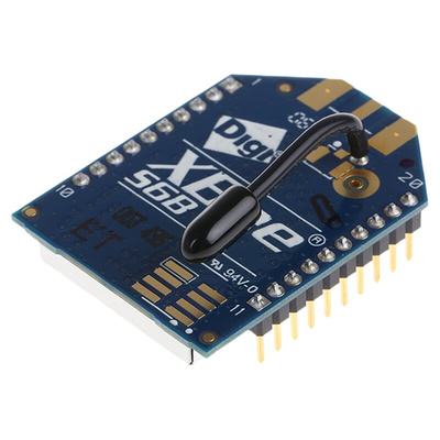Digi International XB2B-WFWT-001 3.14 to 3.46V WiFi Module, 802.11b/g/n SPI, UART