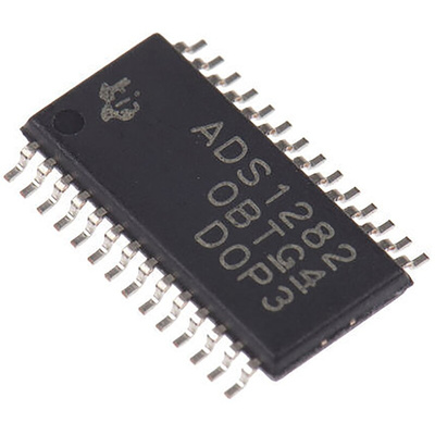 Texas Instruments, 10 32-bit- ADC 38400sps, 28-Pin TSSOP