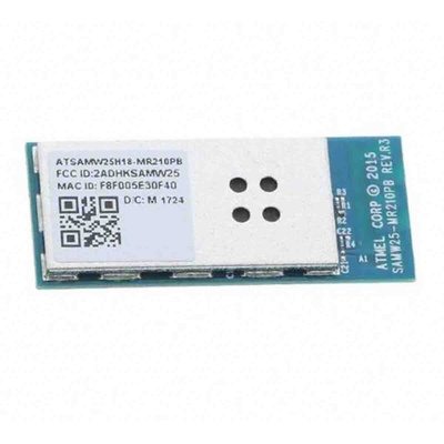 Microchip ATSAMW25H18-MR210PB1961 2.7 to 3.6V WiFi Module, IEEE 802.11 SPI, UART