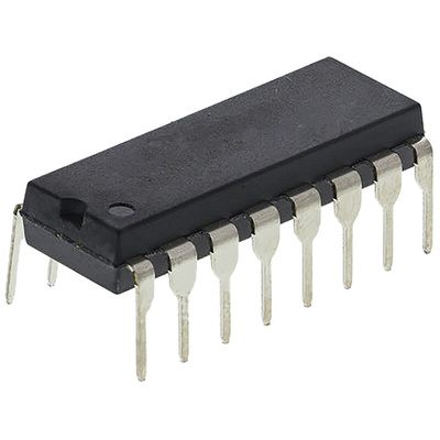 Texas Instruments, DAC Octal 8 bit-, 45ksps, ±60mV Serial (SPI), 16-Pin PDIP