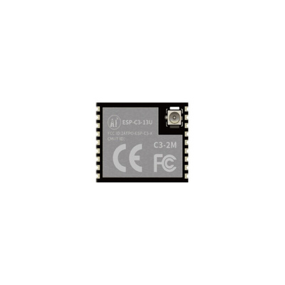 RF Solutions ESP32-C3-13U 3.0 → 3.6V dc WiFi Module, Bluetooth Low Energy (BLE), WiFi ADC, GPIO, I2C, SPI, UART