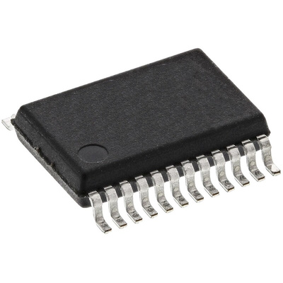 Texas Instruments, DAC 16 bit-, 172ksps, ±0.15%FSR Serial (SPI), 24-Pin SSOP