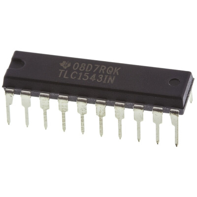 Texas Instruments, 11 10-bit- ADC 38ksps, 20-Pin PDIP