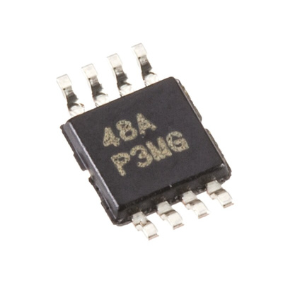 Texas Instruments, DAC 16 bit-, 200ksps, ±0.5%FSR Serial (SPI/QSPI/Microwire), 8-Pin MSOP
